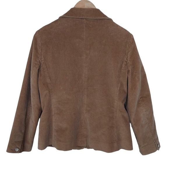 L.L. Bean Women’s Tan Corduroy Blazer Jacket - Picture 9 of 16